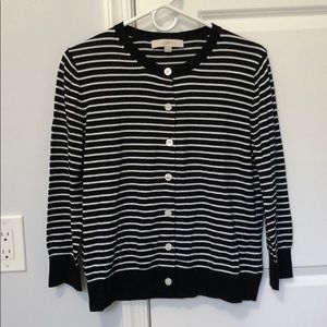 Striped cardigan